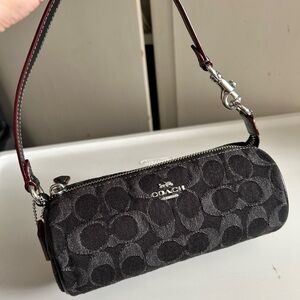 Coach Nolita barrel bag in signature denim